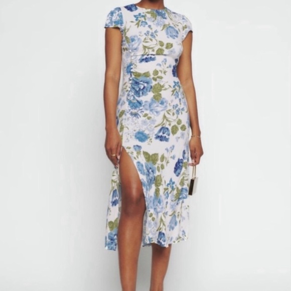 Reformation Frasier Lucca Print Dress - Picture 3 of 10